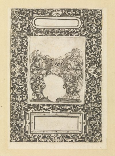 Page from Emblemata Nobilitate et Vulgo Scitu Digna, (Frankfurt am Main, 1593) by Theodore de Bry